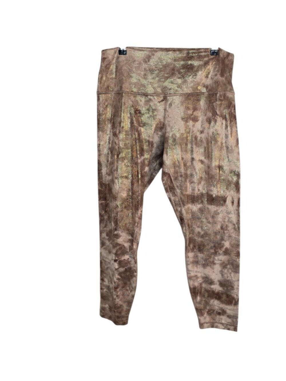 Lululemon Align High-Rise Pant 25" Shine Diamond Dye, Dot Foil, Size 14